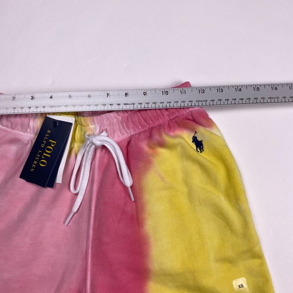 Polo Ralph Lauren Tie Dye Jogger Sweatpants Women's XS French Terry Gym Pants - Picture 8 of 12